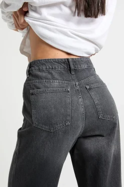 boohoo Jean droit à taille haute Tall Basics<Femme Denim|Jeans