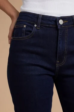 Jean En Denim Coupe Mom Petite