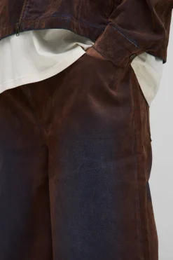 boohooMAN Jean en denim flocké, coupe décontractée grande taille<Homme Jeans Grande Taille|Denim