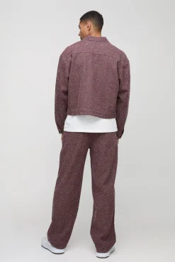 boohooMAN Jean en denim pour charpentier à coupe décontractée et texturée<Homme Denim|Denim
