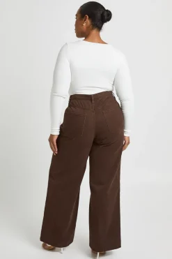 Jean Grande Taille Droit À Jambe Droite Délavé