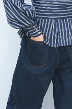 Jean Jambes Évasées en Denim