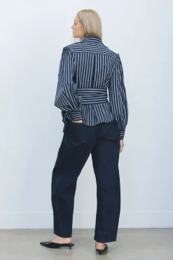 Jean Jambes Évasées en Denim