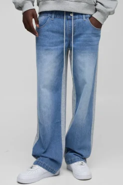 boohooMAN Jean Jogger Hybride à Coupe Décontractée<Homme Denim|Denim