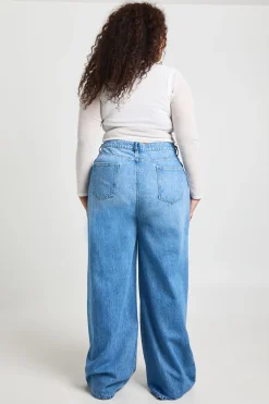 Jean Large Taille Haute Plus Basics