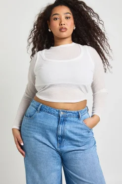 Jean Large Taille Haute Plus Basics