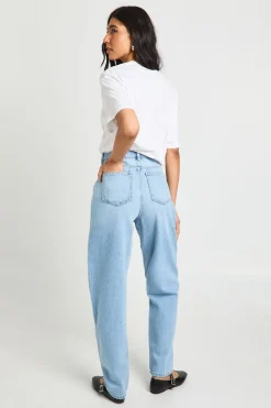 Jean Mom Taille Haute Basics Pour Grandes Tailles