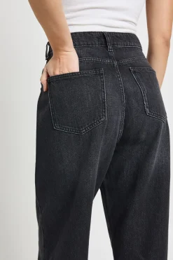 boohoo Jean Mom à taille haute basique<Femme Denim|Jeans