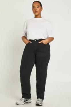 boohoo Jean Mom Taille Haute Grande Taille<Femme Denim|Jeans