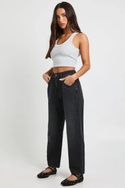 boohoo Jean Mom Taille Haute Petite Basics<Femme Denim|Jeans