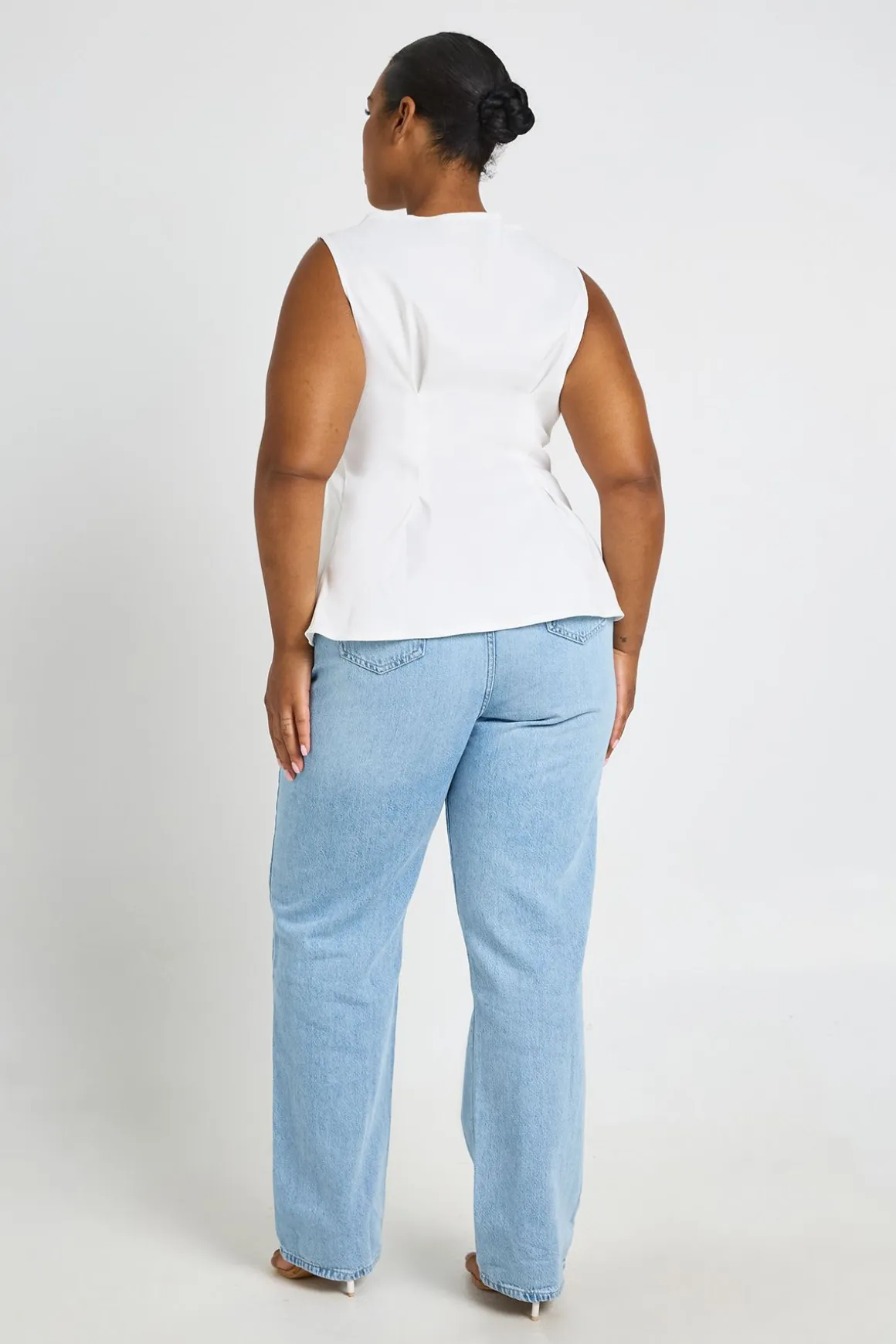 Jean Mom Taille Haute Plus Basics