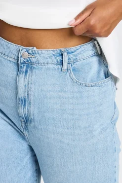 Jean Mom Taille Haute Plus Basics