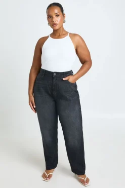 Jean Mom Taille Haute Plus Basics