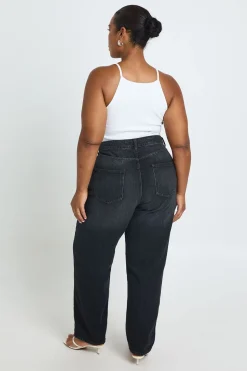 Jean Mom Taille Haute Plus Basics