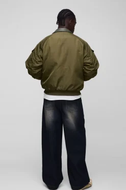boohooMAN Jean Parachute Baggy Washed<Homme Jeans Grande Taille|Denim
