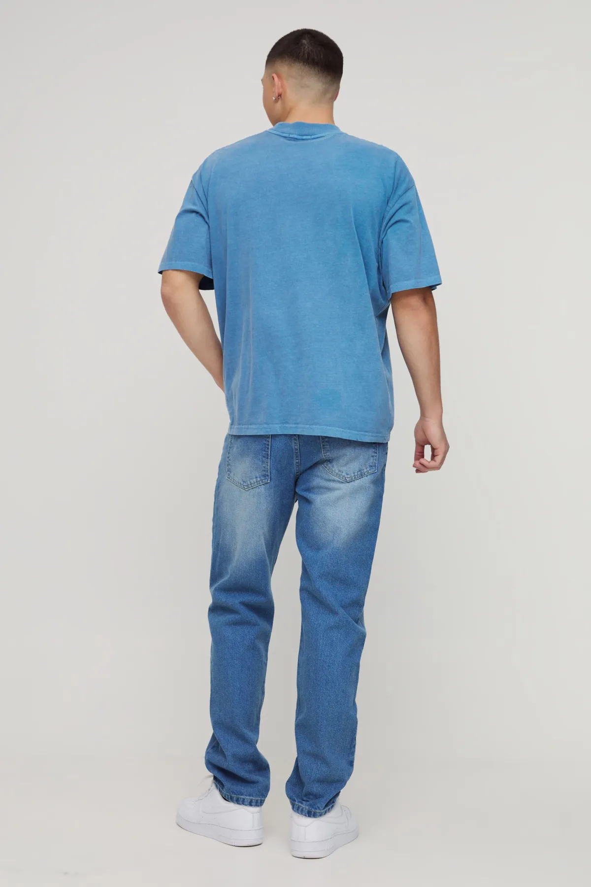 boohooMAN Jean Rigide Droit<Homme Denim|Denim