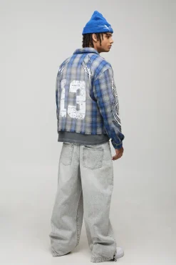 Jeans basique à coupe parachute