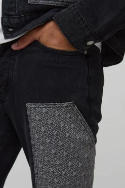 Jeans Carpenter Monogram slim, évasés et empilés