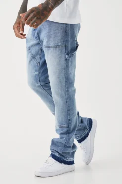 Jeans Carpenter slim, rigides et évasés