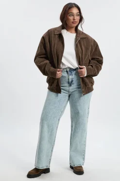 Jean Sculptant Fessiers Taille Haute Plus, Jambe Large