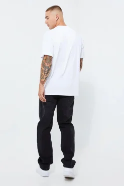 boohooMAN Jeans décontractés rigides<Homme Denim|Denim