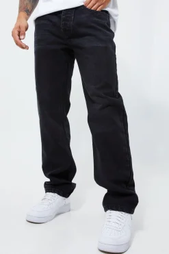 boohooMAN Jeans décontractés rigides<Homme Denim|Denim