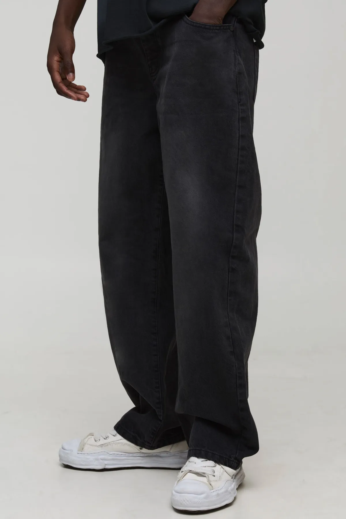 boohooMAN Jeans décontractés rigides délavés<Homme Denim|Denim