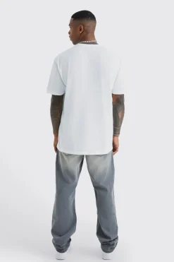 Jeans de charpentier décontracté, rigide, lavé sale