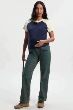Jeans de Maman Maternité Over The Bump