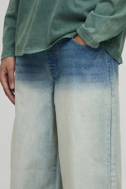 boohooMAN Jeans délavés à coupe baggy<Homme Denim|Denim