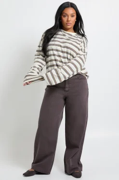 Jean Skater Ample Taille Moyenne Plus