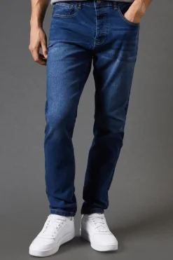 Jean Skinny Délavage Moyen