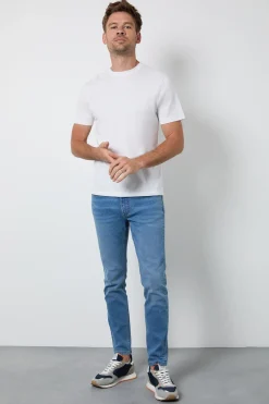 Jean Skinny Délavé à la Pierre