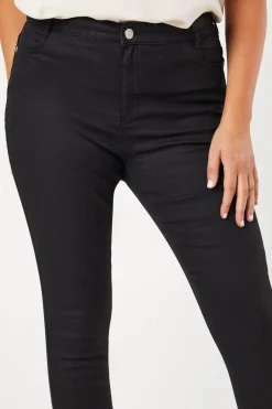 Jean Skinny Enduit Curve