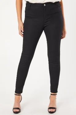 Jean Skinny Enduit Curve