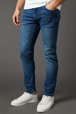Burton Jean Skinny Fit Délavage Bleu<Homme Denim|Denim