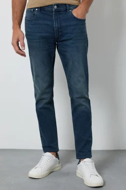 Burton Jean Skinny Fit Délavage Bleu<Homme Denim|Denim