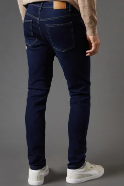 Burton Jean Skinny Fit Délavage Foncé<Homme Denim|Denim