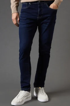Burton Jean Skinny Fit Délavage Foncé<Homme Denim|Denim