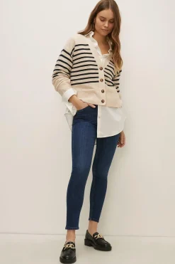 Jean Skinny Jade Taille Moyenne