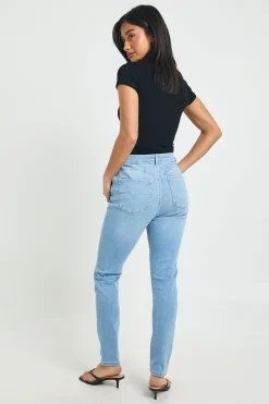 Jean Skinny Taille Haute Effet Synthétiquesh-up Petite Taille