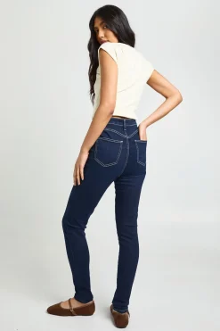 boohoo Jean Skinny Taille Haute Effet Synthétiquesh-Up Grande Taille<Femme Denim|Jeans