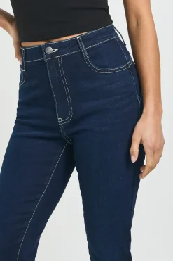 Jean Skinny Taille Haute Gainant Petite Taille