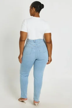 Jean Skinny Taille Haute Galbant Grande Taille