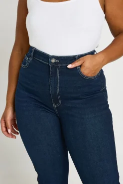 Jean Skinny Taille Haute Grande Taille Effet Synthétiquesh-up