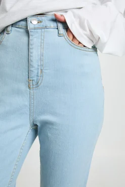 Jean Skinny Taille Haute Sculptant le Fessier