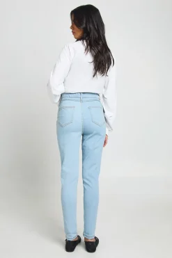 Jean Skinny Taille Haute Sculptant le Fessier