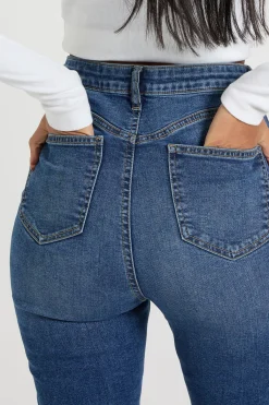 boohoo Jean Skinny Taille Haute Sculptant les Fesses<Femme Denim|Jeans