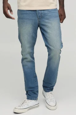 boohooMAN Jean Slim Basique Coupe Ajustée<Homme Jeans Grande Taille|Nouveautés Grande Taille