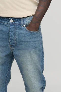boohooMAN Jean Slim Basique Coupe Ajustée<Homme Jeans Grande Taille|Nouveautés Grande Taille